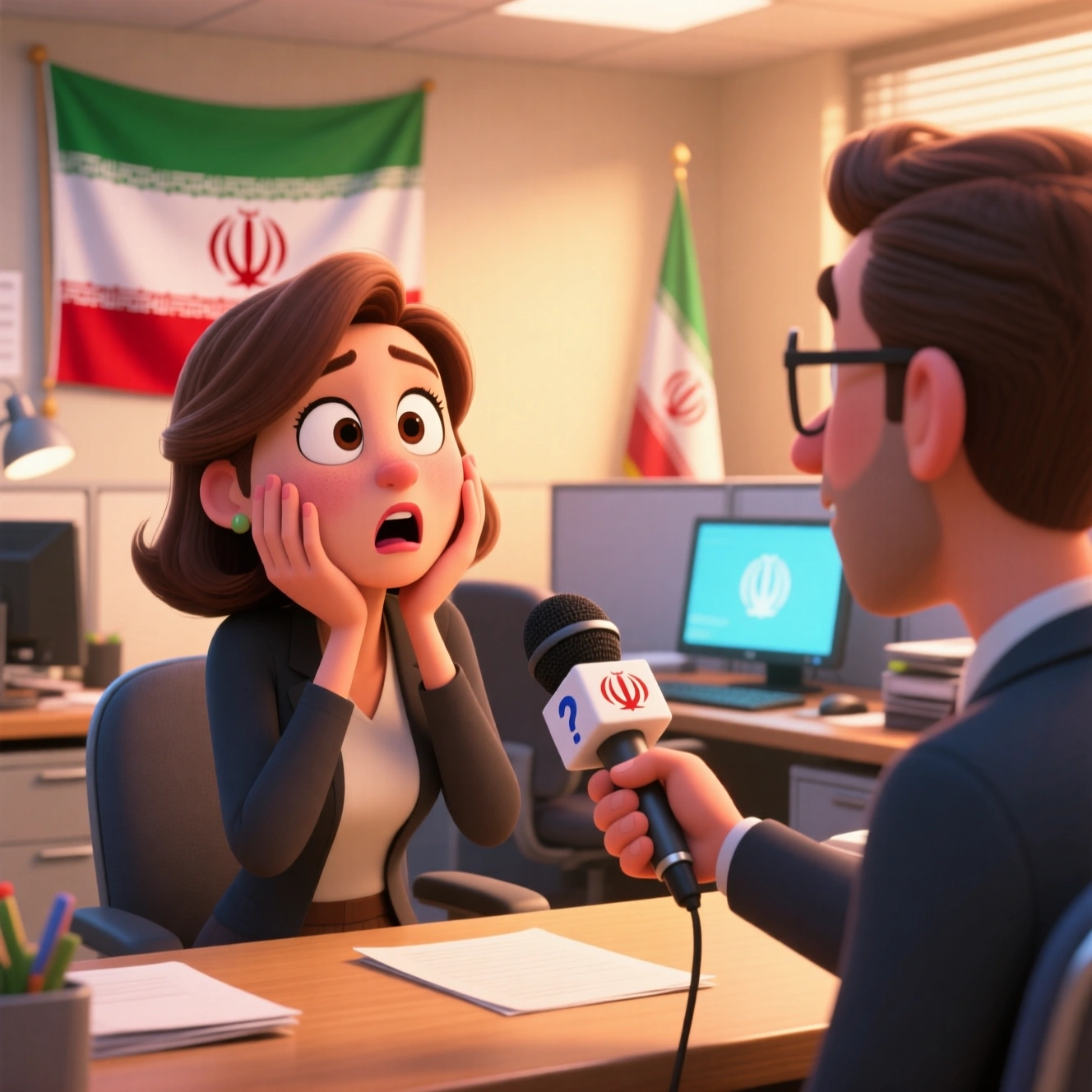 گزارشگر قلابی؛ مصاحبهای که وسطش همهچیز از کنترل خارج شد! 😂 گزارشگر قلابی؛ مصاحبهای که وسطش همهچیز از کنترل خارج شد! 😂