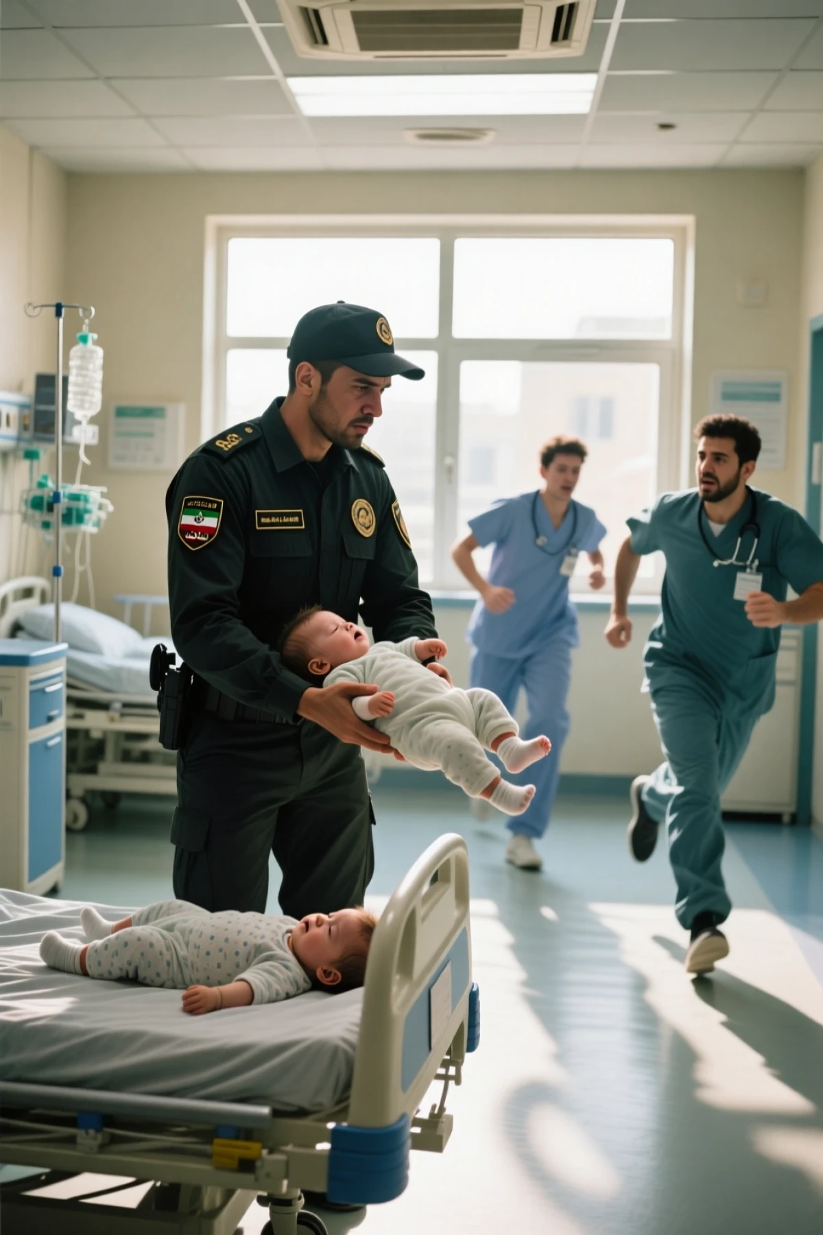 هوشیاری نگهبان بیمارستان بهارلو؛ نجات معجزهآسای کودک یکساله از مرگ هوشیاری نگهبان بیمارستان بهارلو؛ نجات معجزهآسای کودک یکساله از مرگ