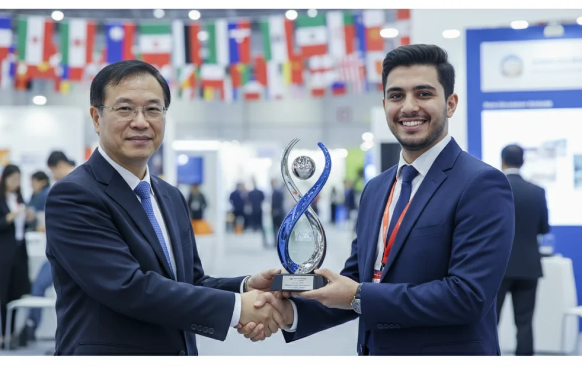 درخشش مخترع ایرانی در تایوان | ابوالفضل عینعلی مدال طلای KIDE 2025 را تصاحب کرد درخشش مخترع ایرانی در تایوان | ابوالفضل عینعلی مدال طلای KIDE 2025 را تصاحب کرد