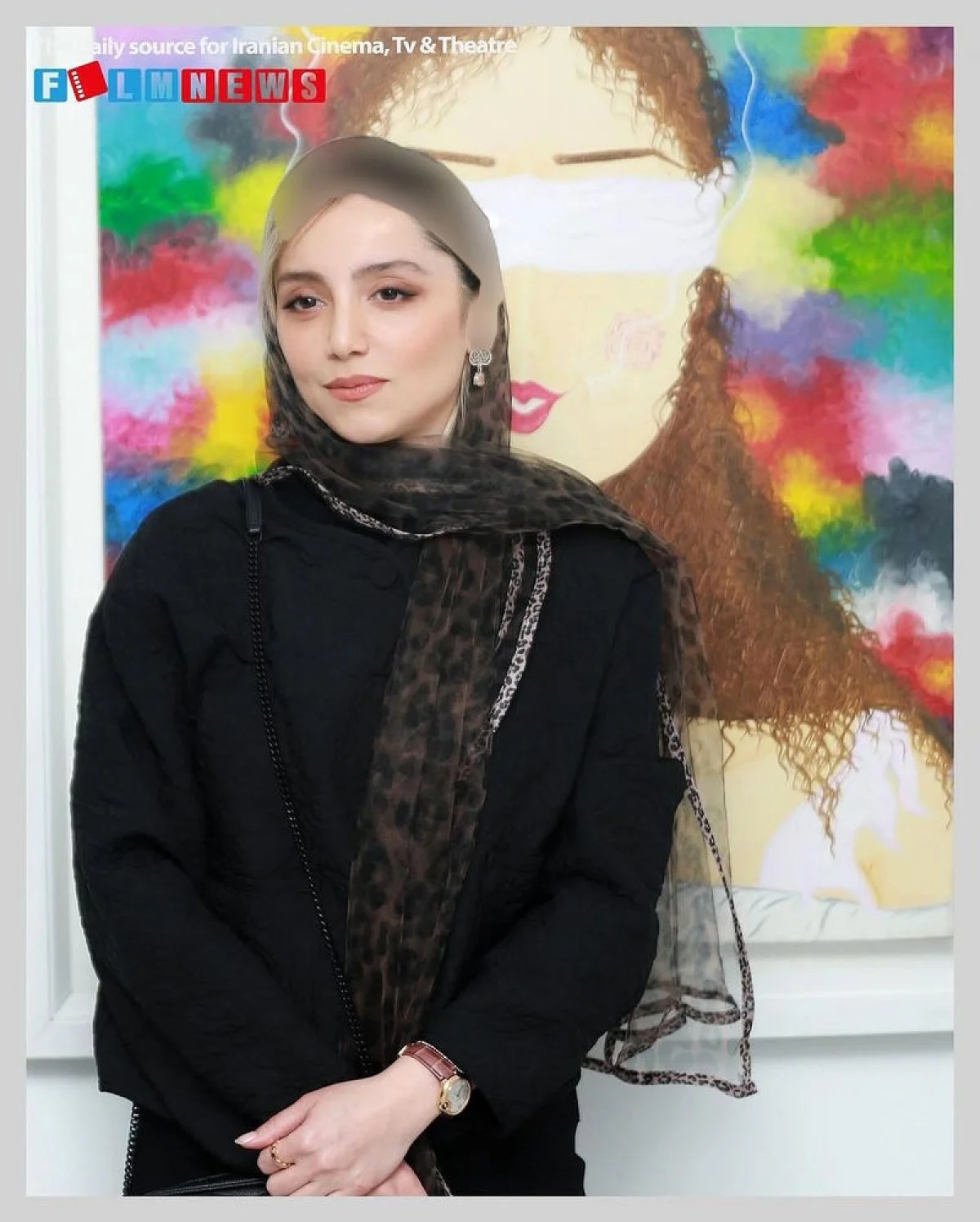 پوشش پلنگی نازنین بیاتی نگاهها را به خود جلب کرد پوشش پلنگی نازنین بیاتی نگاهها را به خود جلب کرد