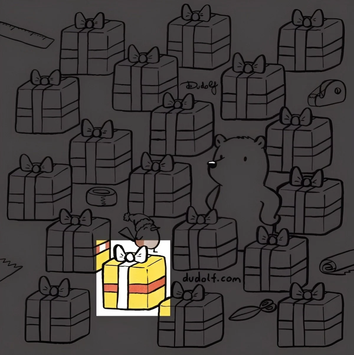 2025-12-13_03-04-13_716934-meylesokhan-ir پاسخ تست هوش یافتن جعبه هدیه بدون جفت