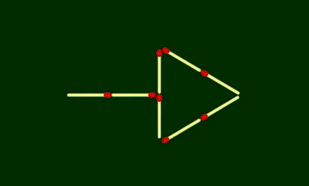 تست هوش/ آیا میتوانید با حرکت دادن فقط ۴ چوب کبریت در کمتر از ۱۰ ثانیه، ۲ پیکان بسازید؟ تست هوش/ آیا میتوانید با حرکت دادن فقط ۴ چوب کبریت در کمتر از ۱۰ ثانیه، ۲ پیکان بسازید؟