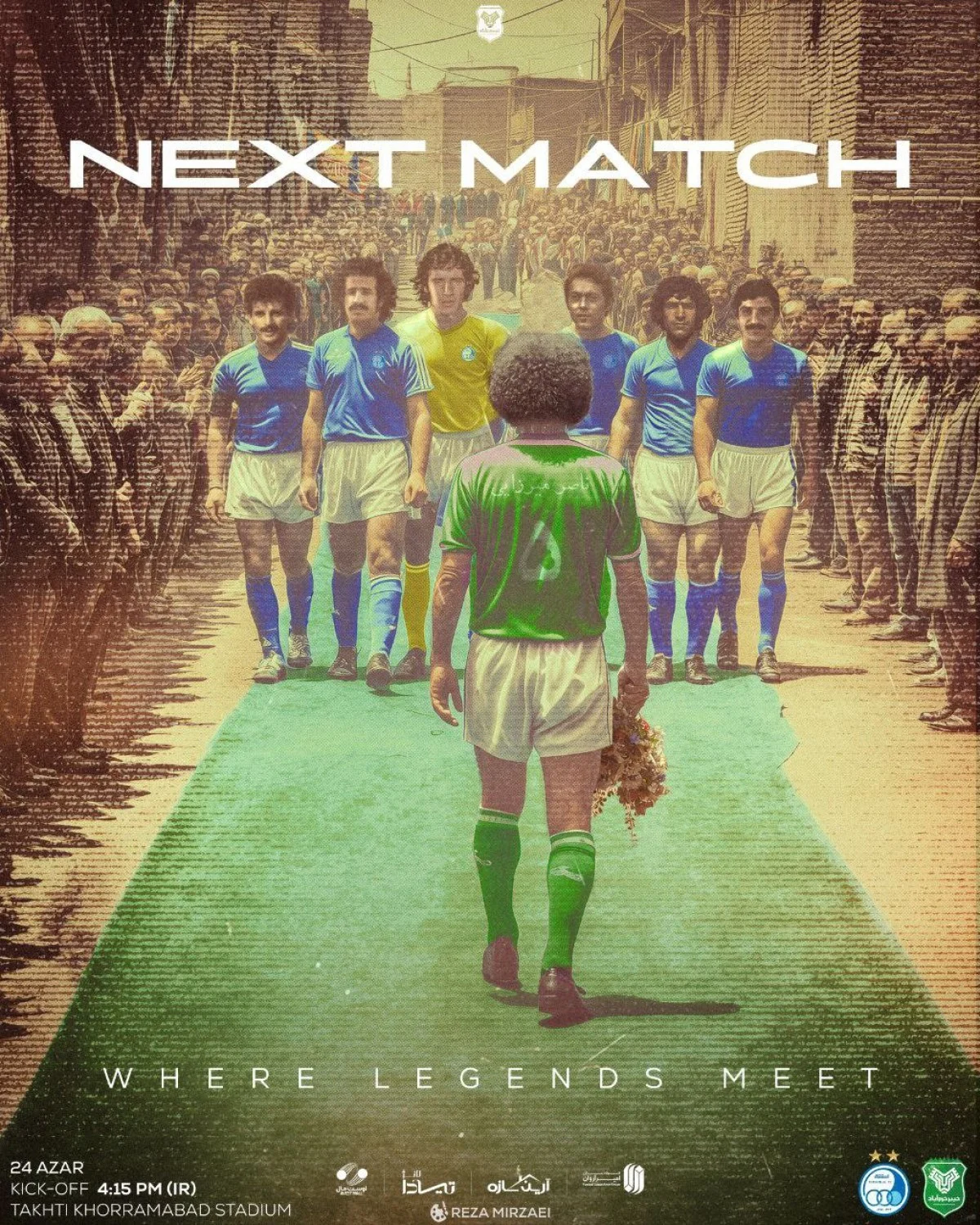 خیبر به یاد اسطورههای استقلال؛ پوستری خاص قبل از بازی حساس (عکس) خیبر به یاد اسطورههای استقلال؛ پوستری خاص قبل از بازی حساس (عکس)