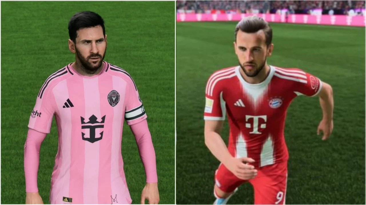 ریتینگ تیم منتخب هفته سیزدهم EA FC 26؛ با حضور مسی، کین و اوسیمن شبیهسازی لیونل مسی با پیراهن اینتر میامی و هری کین با پیراهن بایرن مونیخ در EA FC 26