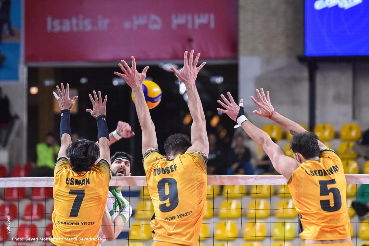 شهداب 3-1 پاس گرگان؛ ششمین برد متوالی شاگردان مهدوی شهداب یزد-پاس گرگان-لیگ برتر والیبال