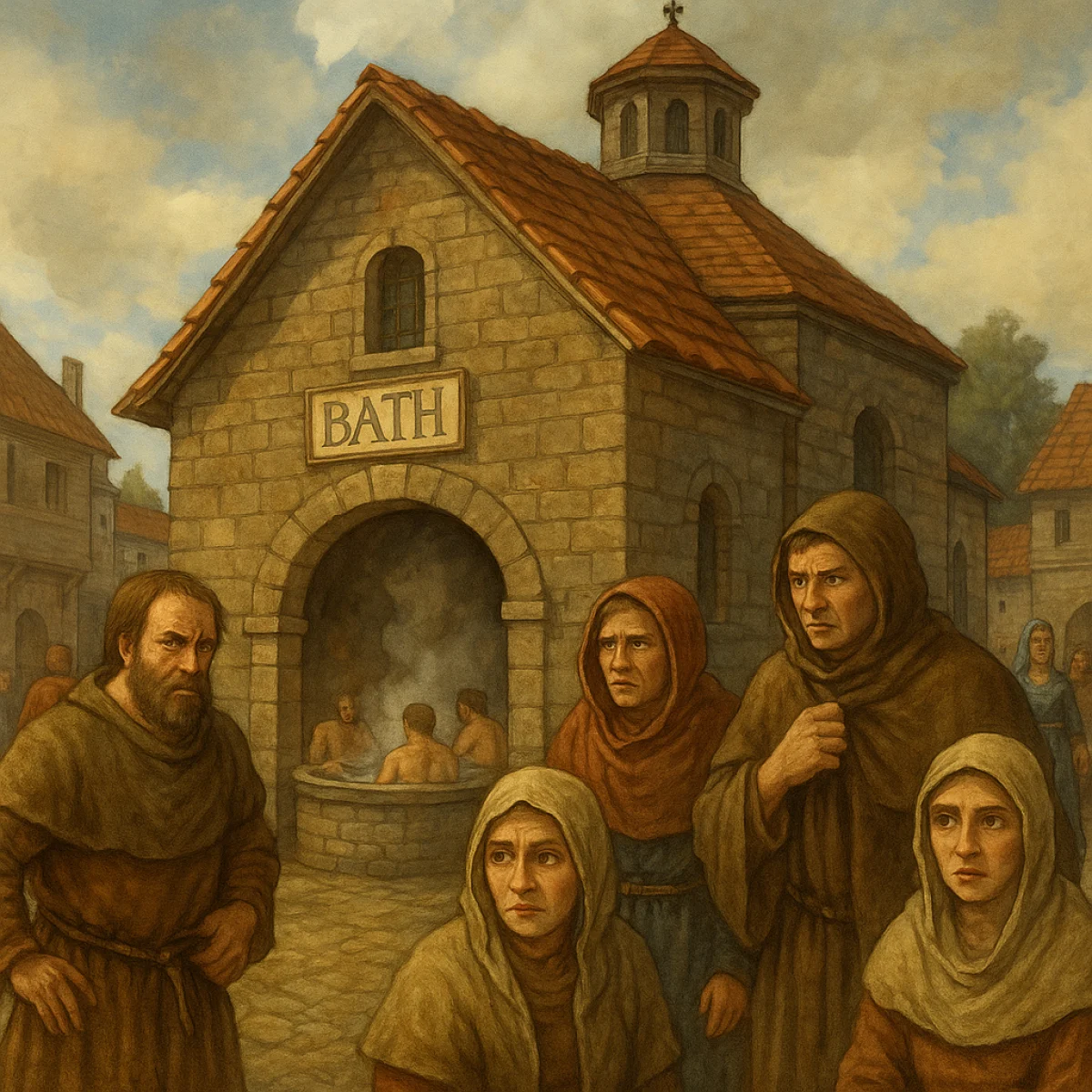 در قرون وسطی، مردم فکر میکردند حمام کردن خطرناک است و باعث بیماری میشود! در قرون وسطی، مردم فکر میکردند حمام کردن خطرناک است و باعث بیماری میشود!