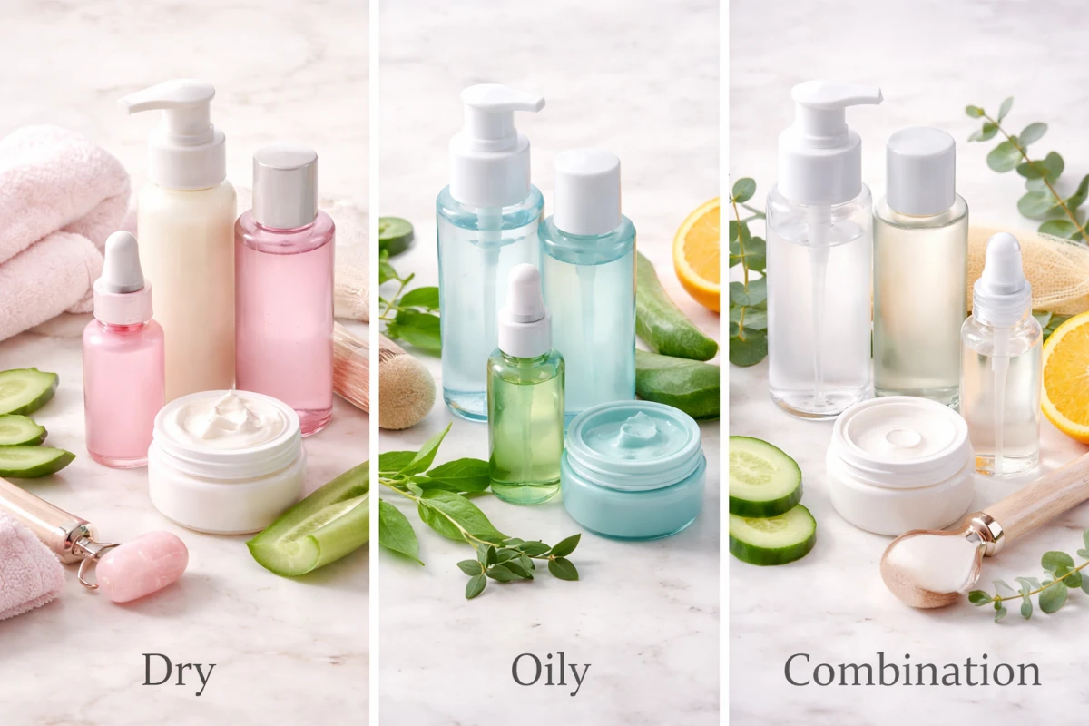 روتین مراقبت پوست بر اساس نوع پوست (خشک، چرب، مختلط) روتین مراقبت پوست بر اساس نوع پوست (خشک، چرب، مختلط)