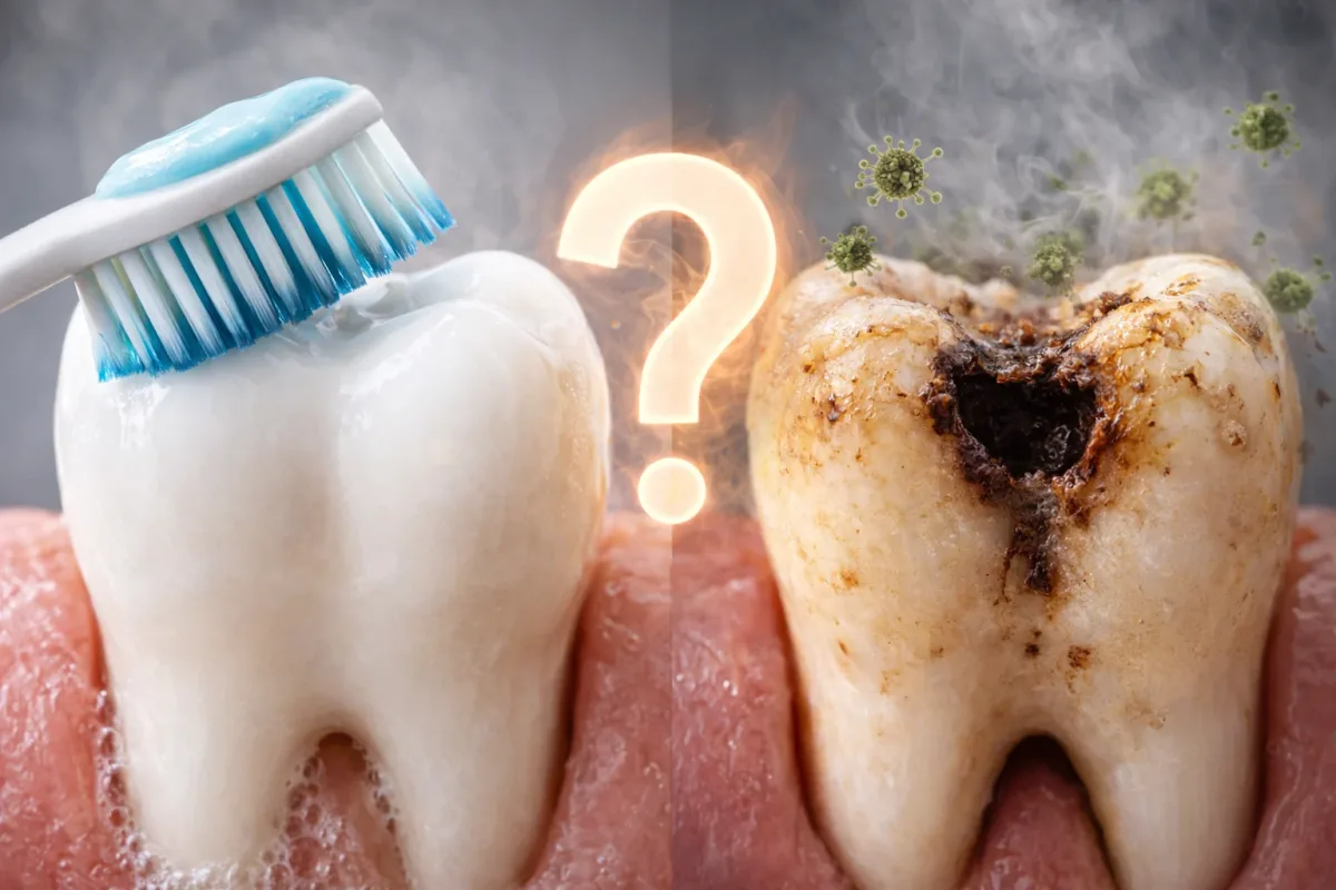 چرا با وجود مسواک زدن دندان‌ها می‌پوسند؟
