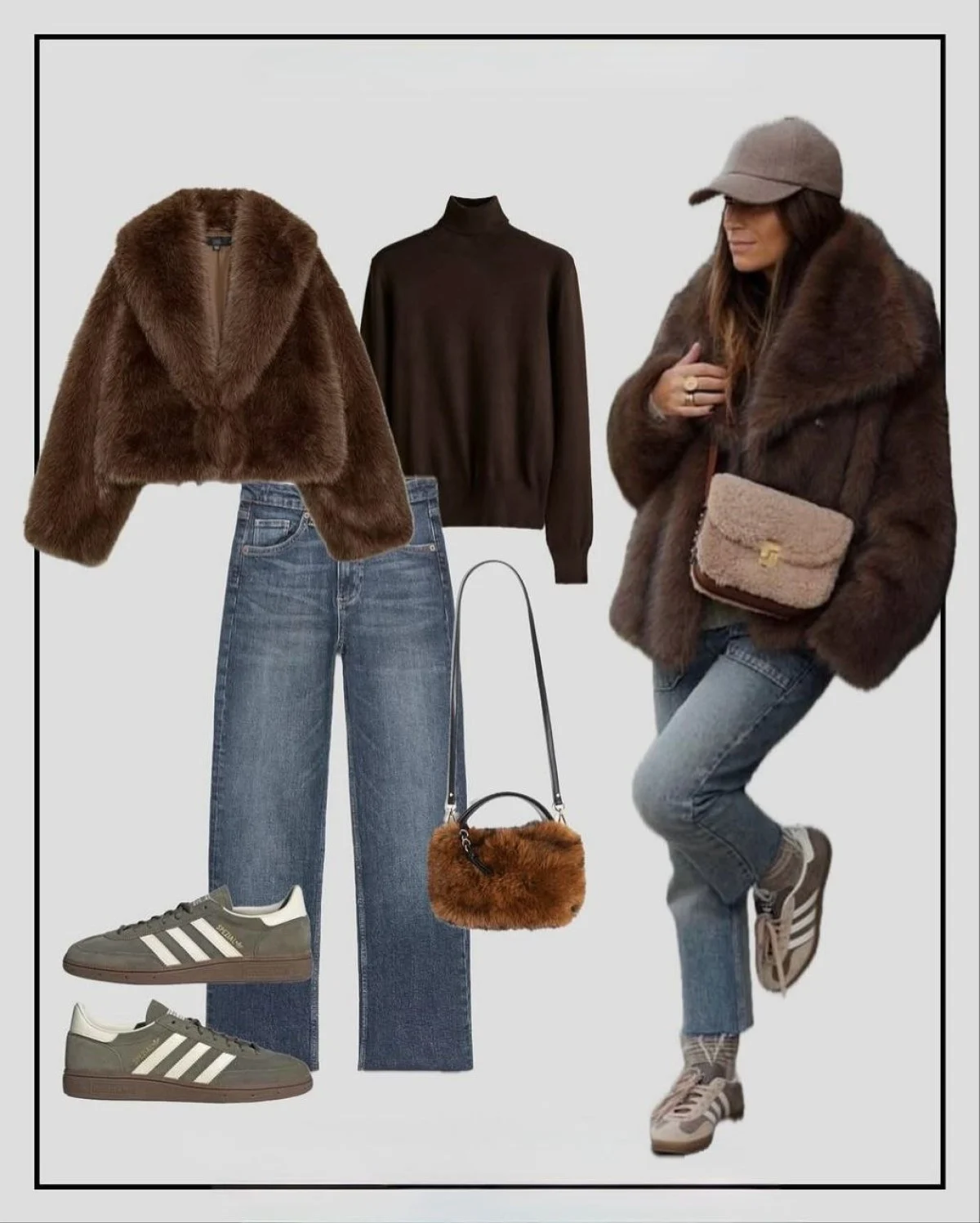 ایده‌های استایل الگانت و کژوال با کت خز ترند ۲۰۲۶