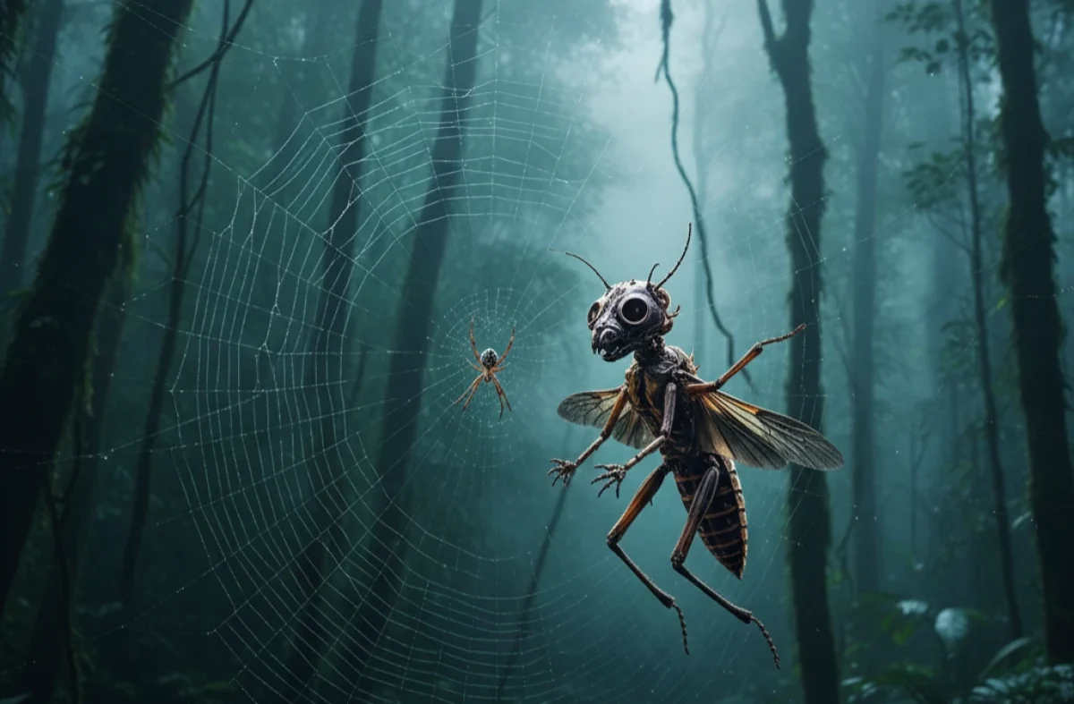 این عنکبوت‌های کوچک با عروسک‌های ترسناک شکارچیان را فریب می‌دهند