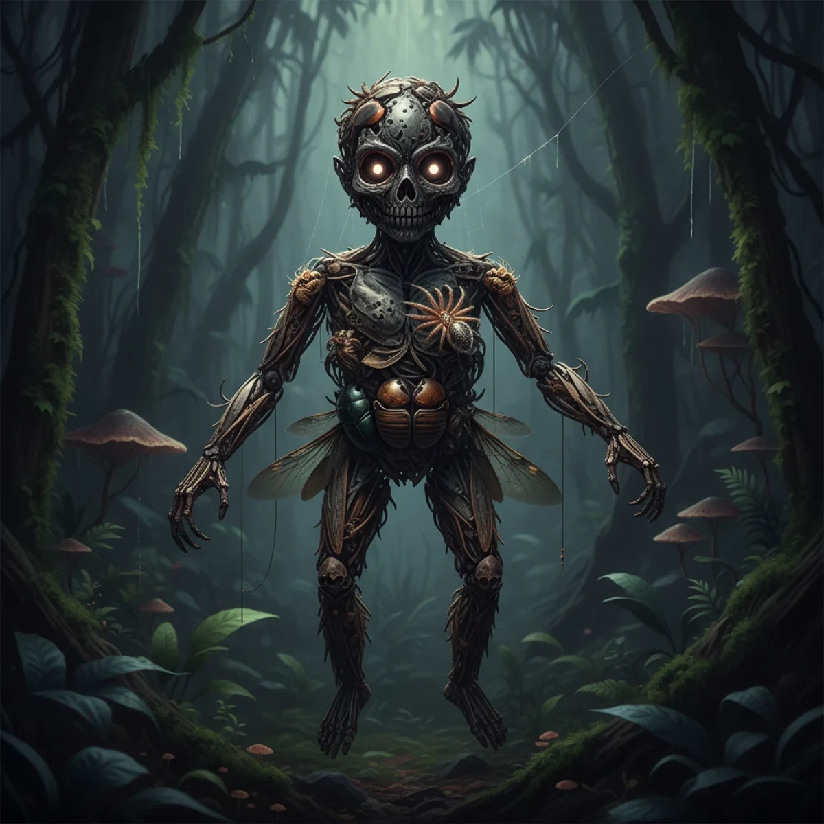 این عنکبوتهای کوچک با عروسکهای ترسناک شکارچیان را فریب میدهند این عنکبوتهای کوچک با عروسکهای ترسناک شکارچیان را فریب میدهند