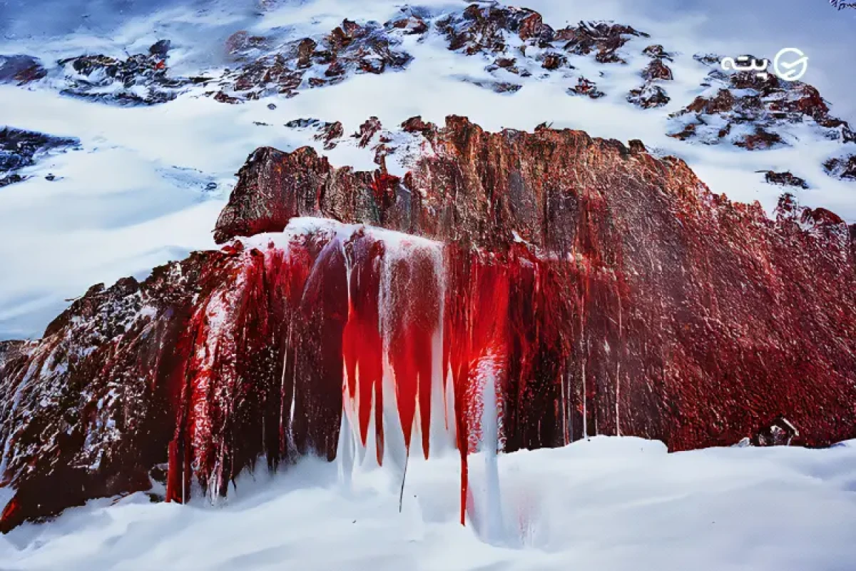 آبشاری که در قطب جنوب «خون» می‌ریزد؛ ماجرا چیست؟