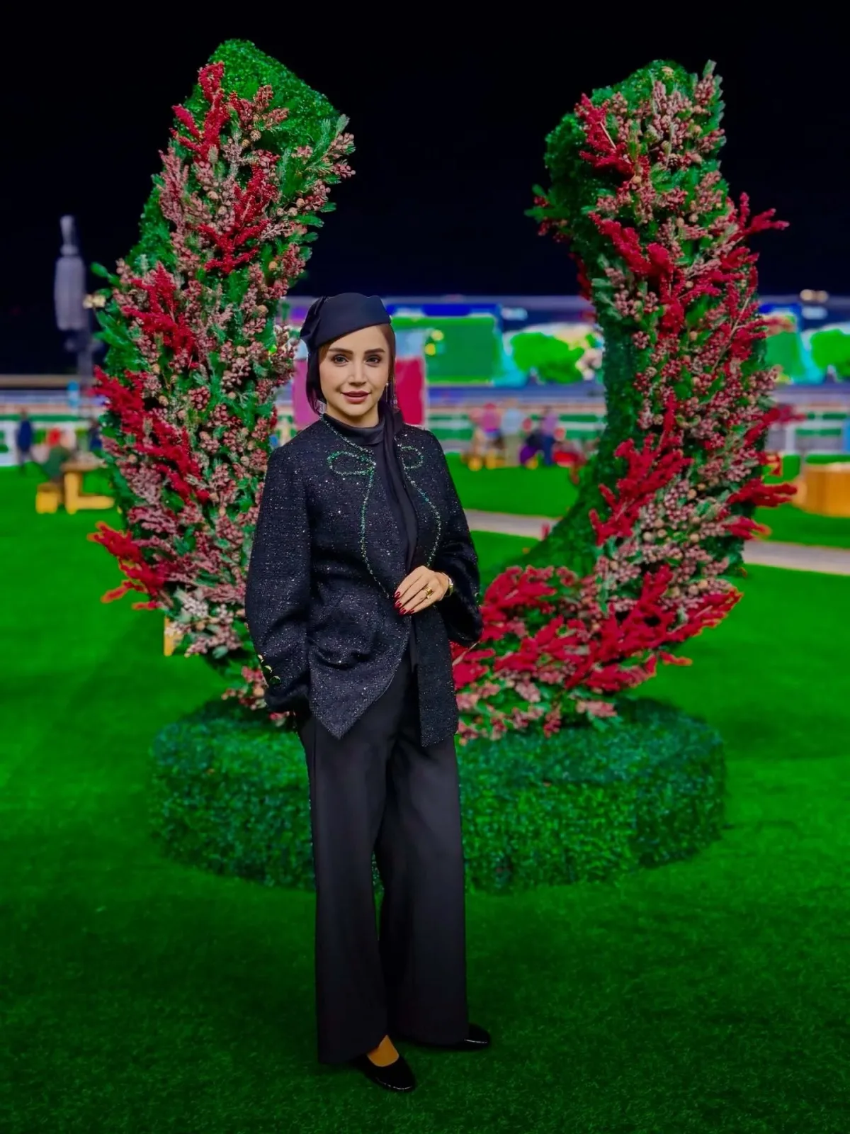 تیپ متفاوت شبنم قلی‌خانی در یکی از لوکس‌ترین رویدادهای دبی