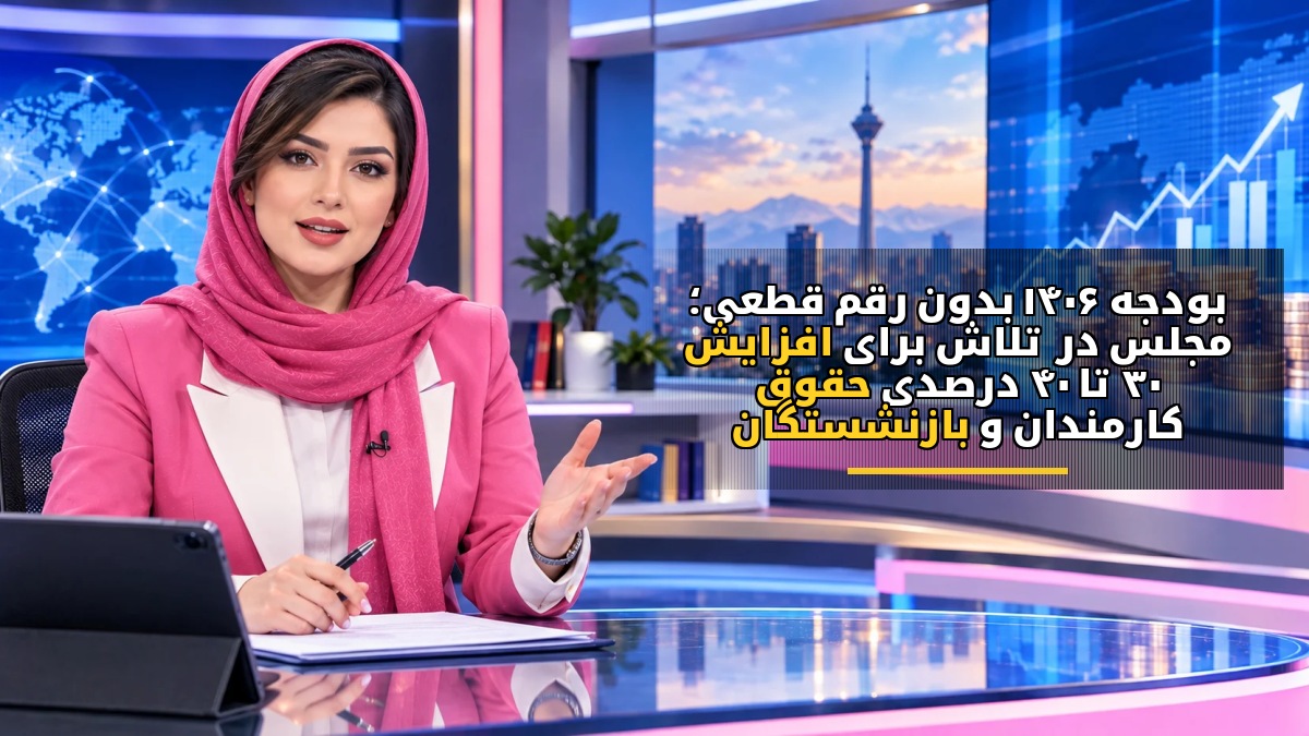 بودجه ۱۴۰۶ بدون رقم قطعی؛ مجلس در تلاش برای افزایش ۳۰ تا ۴۰ درصدی حقوق کارمندان و بازنشستگان