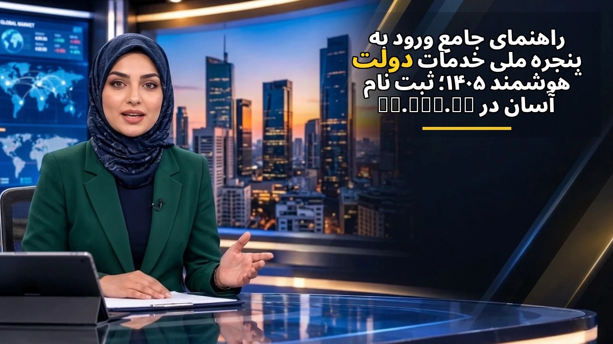 راهنمای جامع ورود به پنجره ملی خدمات دولت هوشمند ۱۴۰۵؛ ثبت‌نام آسان در my.gov.ir