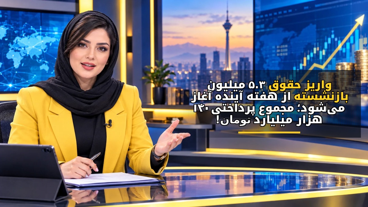 واریز حقوق ۵.۳ میلیون بازنشسته از هفته آینده آغاز میشود؛ مجموع پرداختی ۱۴۰ هزار میلیارد تومان!