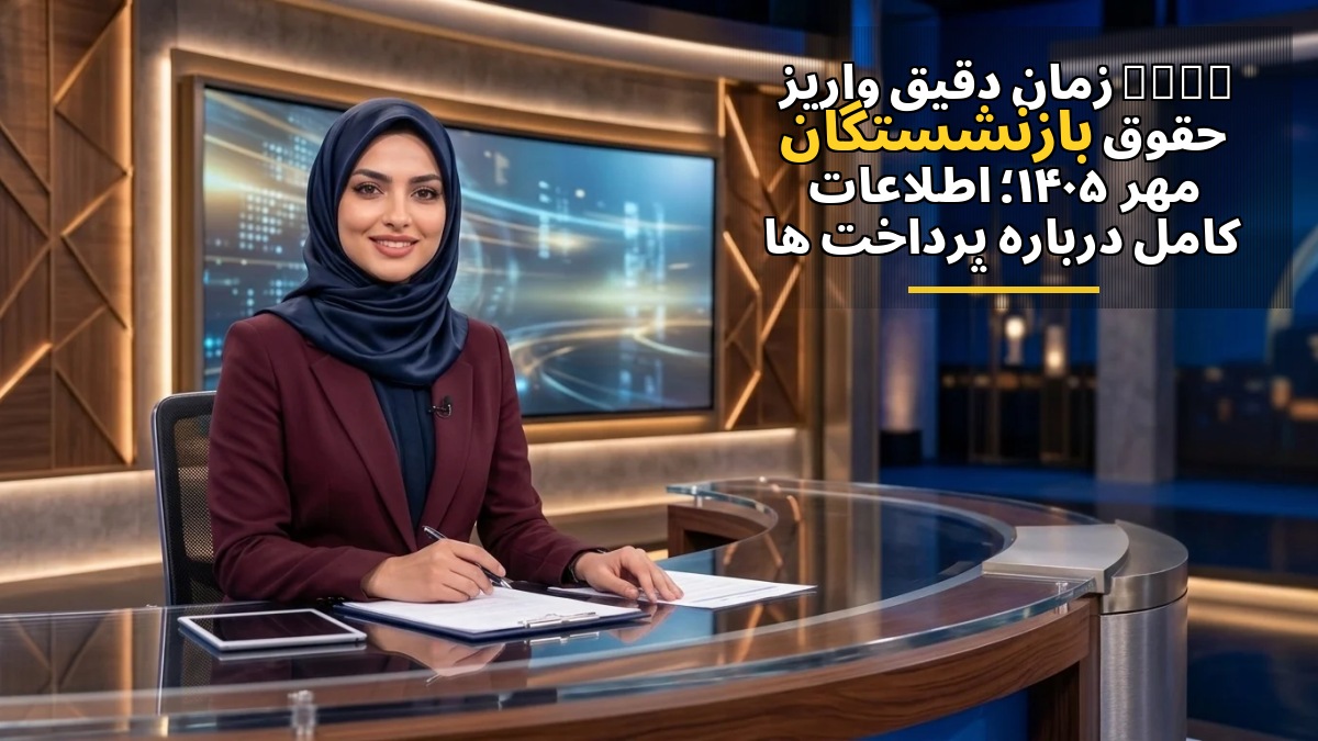 📅 زمان دقیق واریز حقوق بازنشستگان مهر ۱۴۰۵؛ اطلاعات کامل درباره پرداخت‌ها